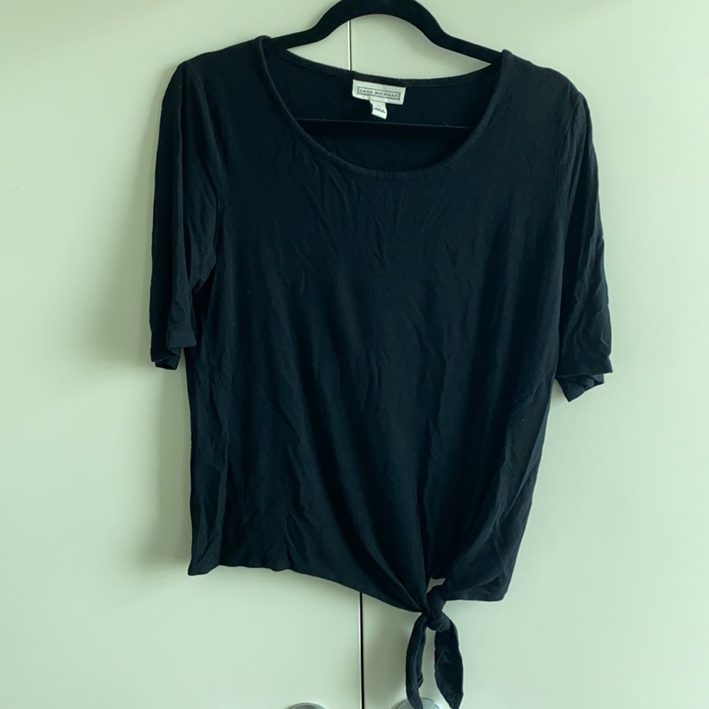 Dana Buchman Black Tie Top